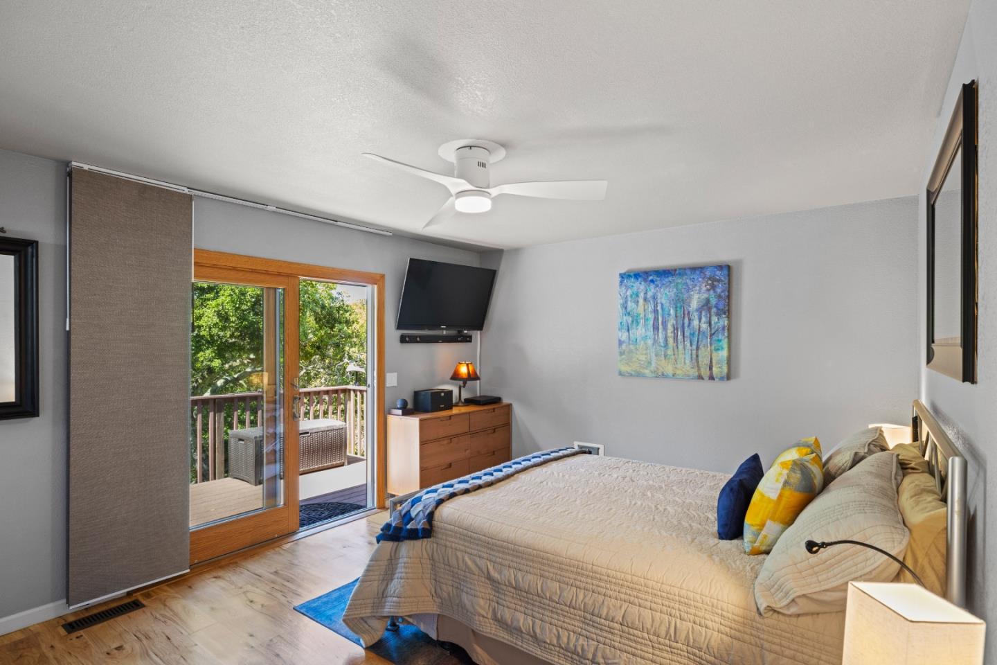 459 Echo Valley Road Salinas, CA 93907 - Photo 12 of 28 a bedroom with a bed a dresser and a large window