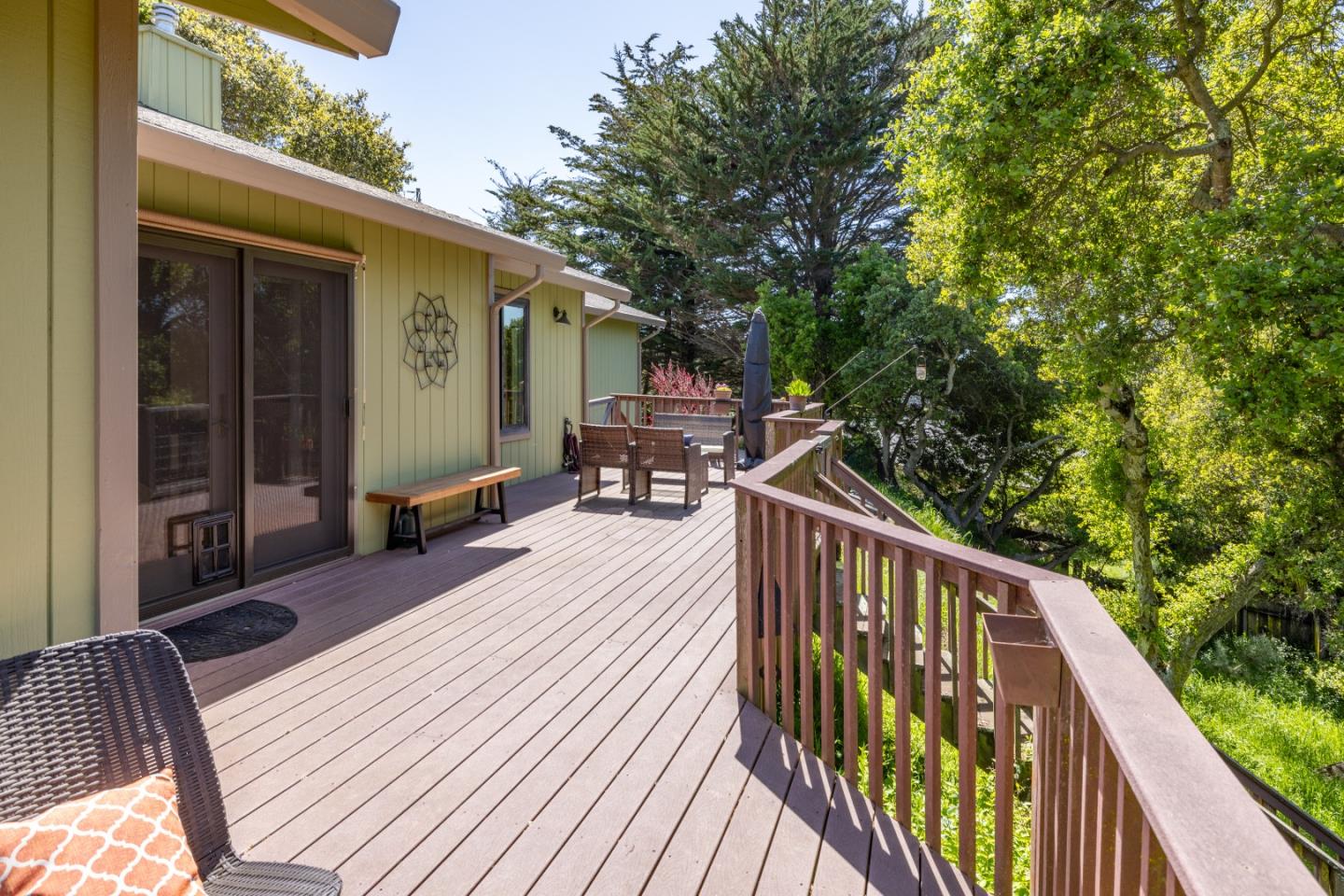 459 Echo Valley Road Salinas, CA 93907 - Photo 21 of 28 a balcony with wooden floor and outdoor seating
