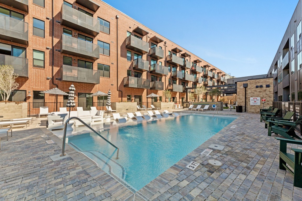 4510 Terry-O Lane, Unit 302 Austin, TX 78745 - Photo 19 of 25 a view of swimming pool with outdoor seating