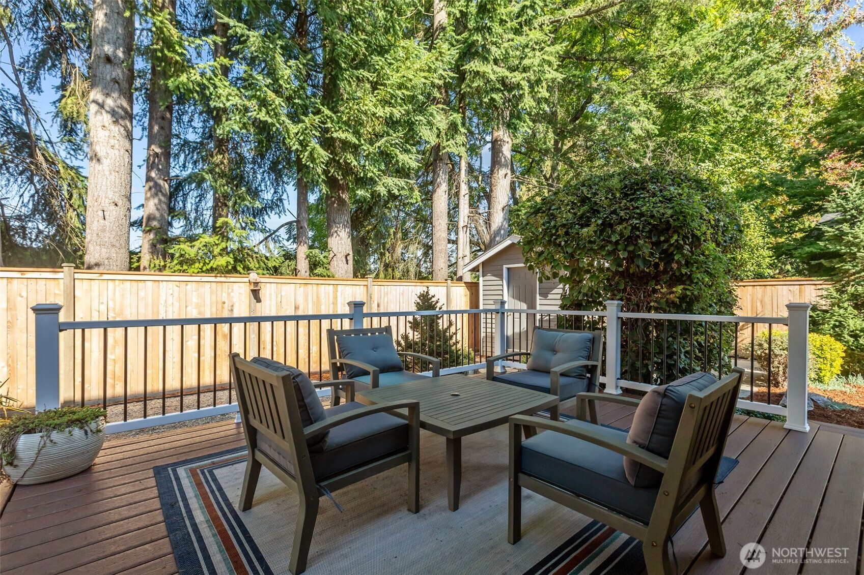 102 Stone Ridge Drive Snohomish, WA 98290 - Photo 31 of 38 a view of a two chairs in the deck