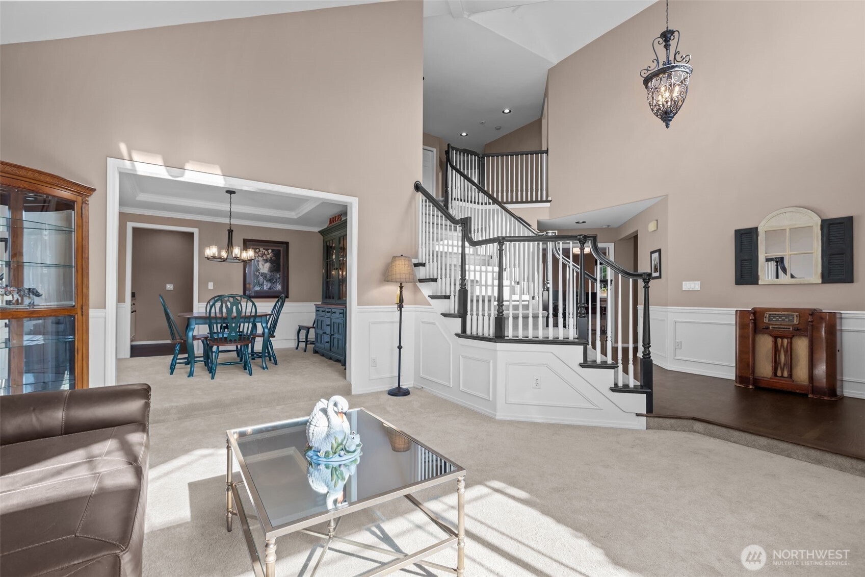 102 Stone Ridge Drive Snohomish, WA 98290 - Photo 10 of 38 a living room with furniture and a dining table
