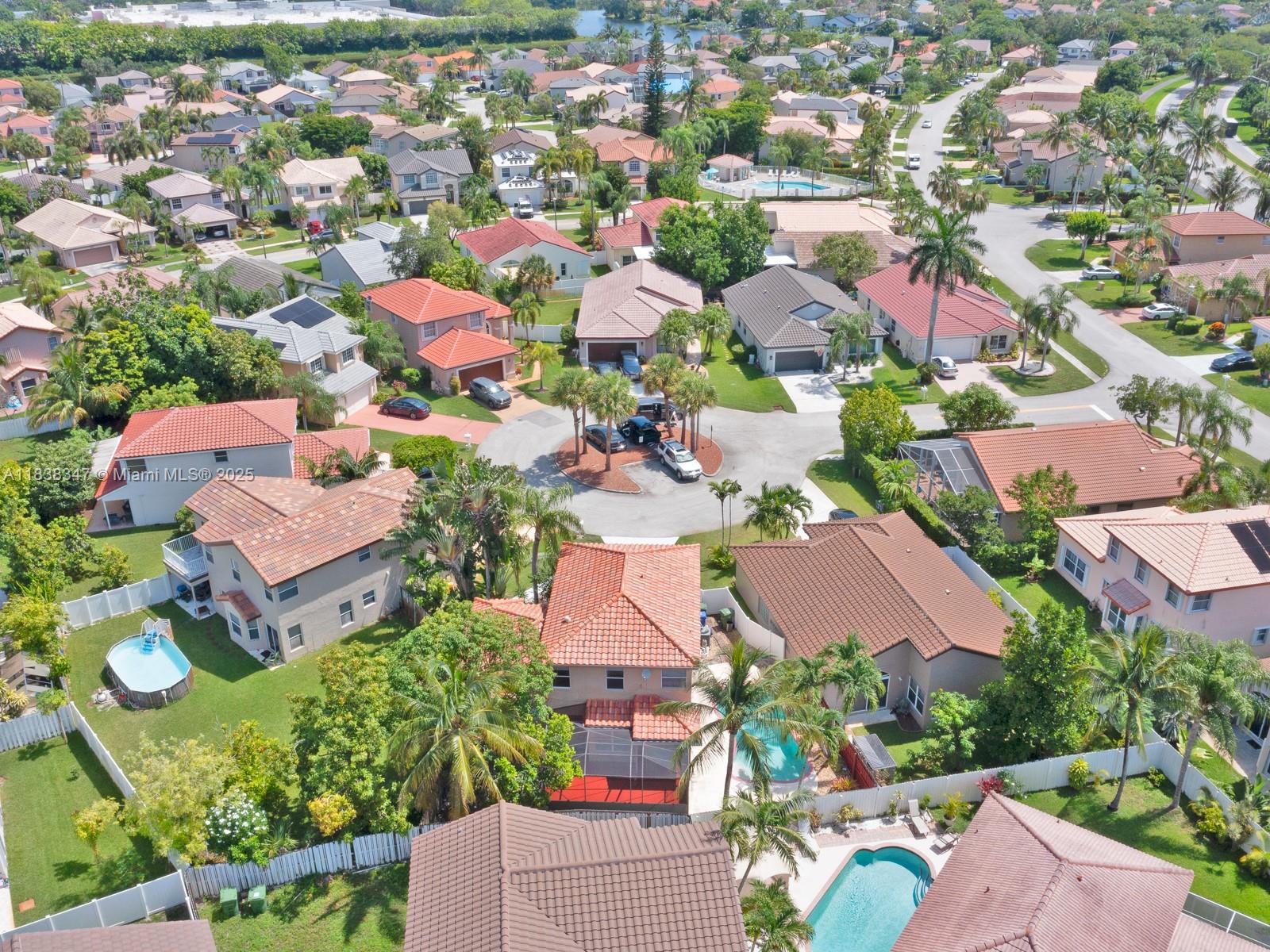 18232 Southwest 5th Street Pembroke Pines, FL 33029 - Photo 46 of 53 an aerial view of residential houses with outdoor space