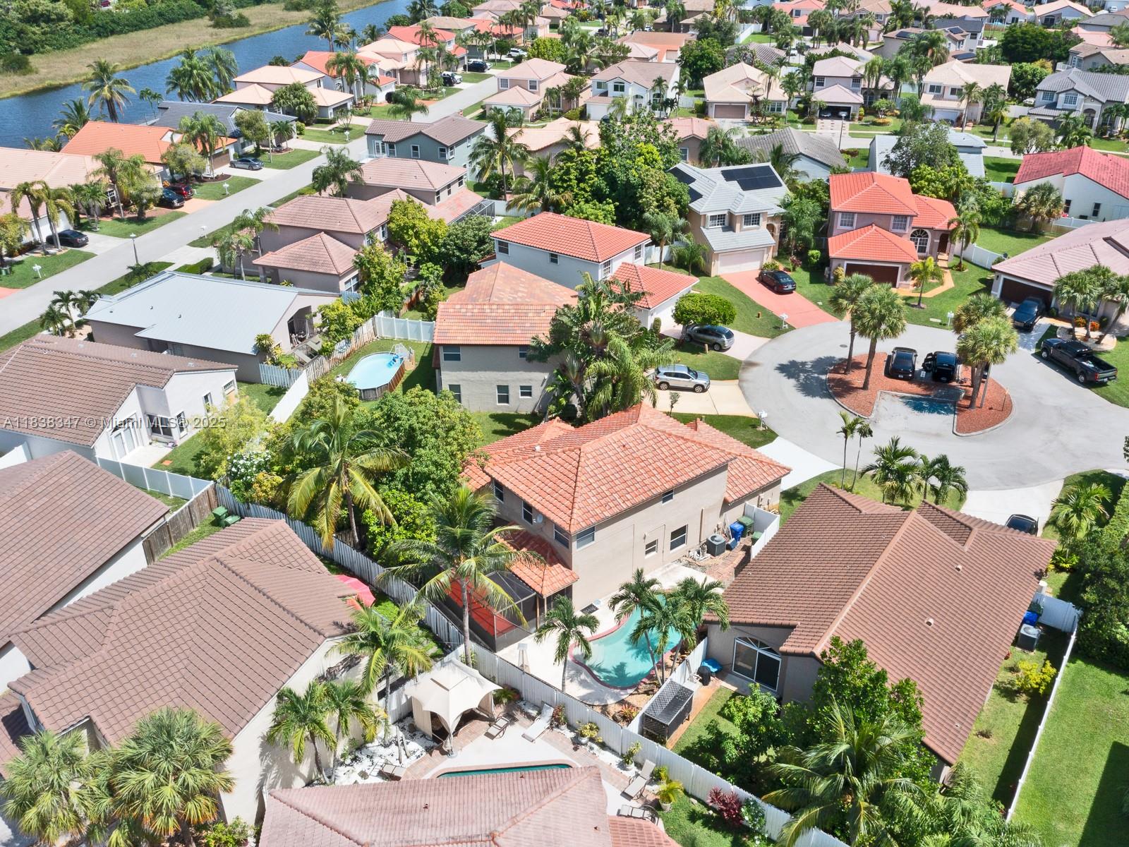18232 Southwest 5th Street Pembroke Pines, FL 33029 - Photo 47 of 53 an aerial view of a houses with outdoor space