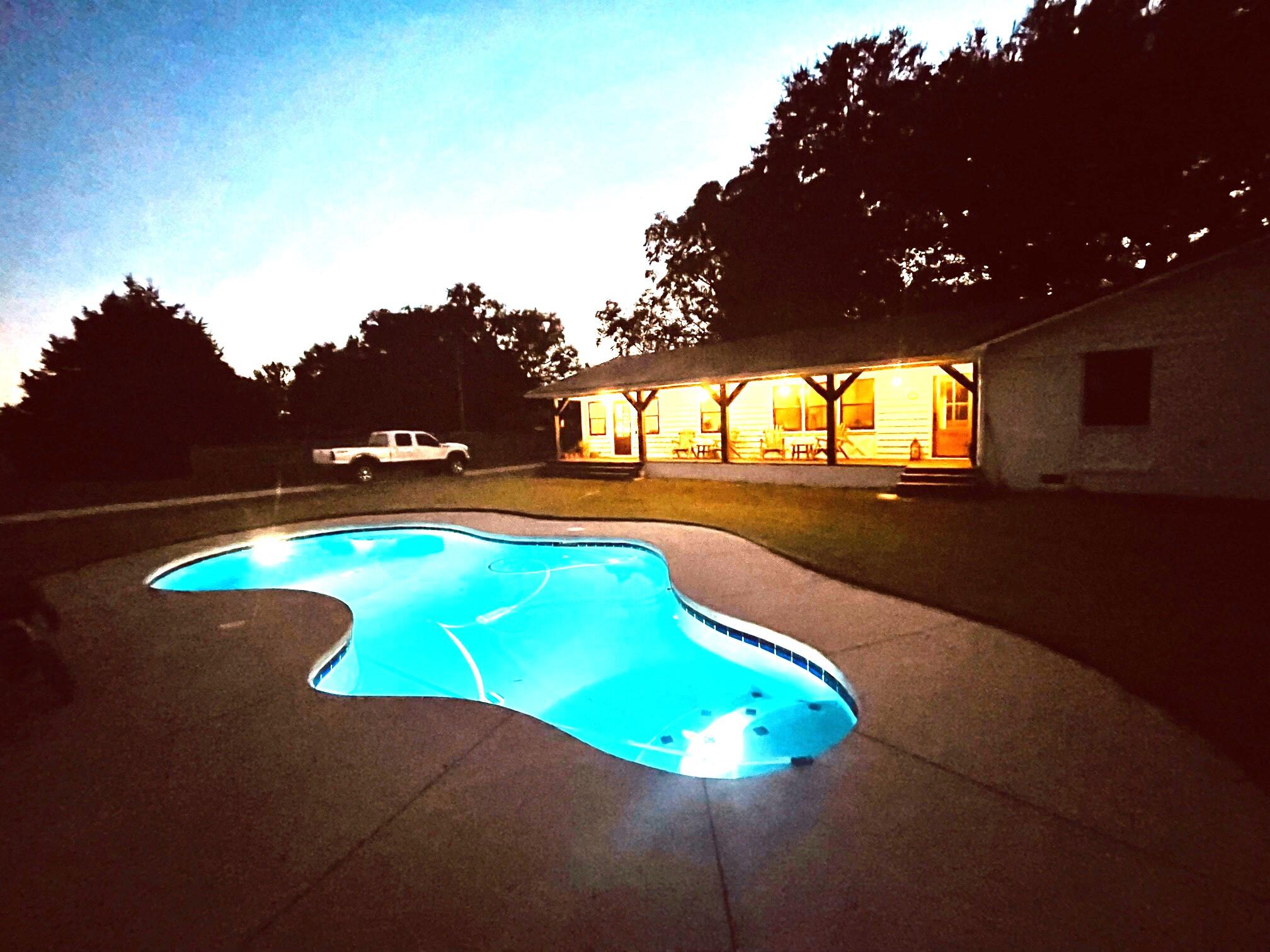294 Nates Store Road Cameron, SC 29030 - Photo 31 of 43 Pool at Night