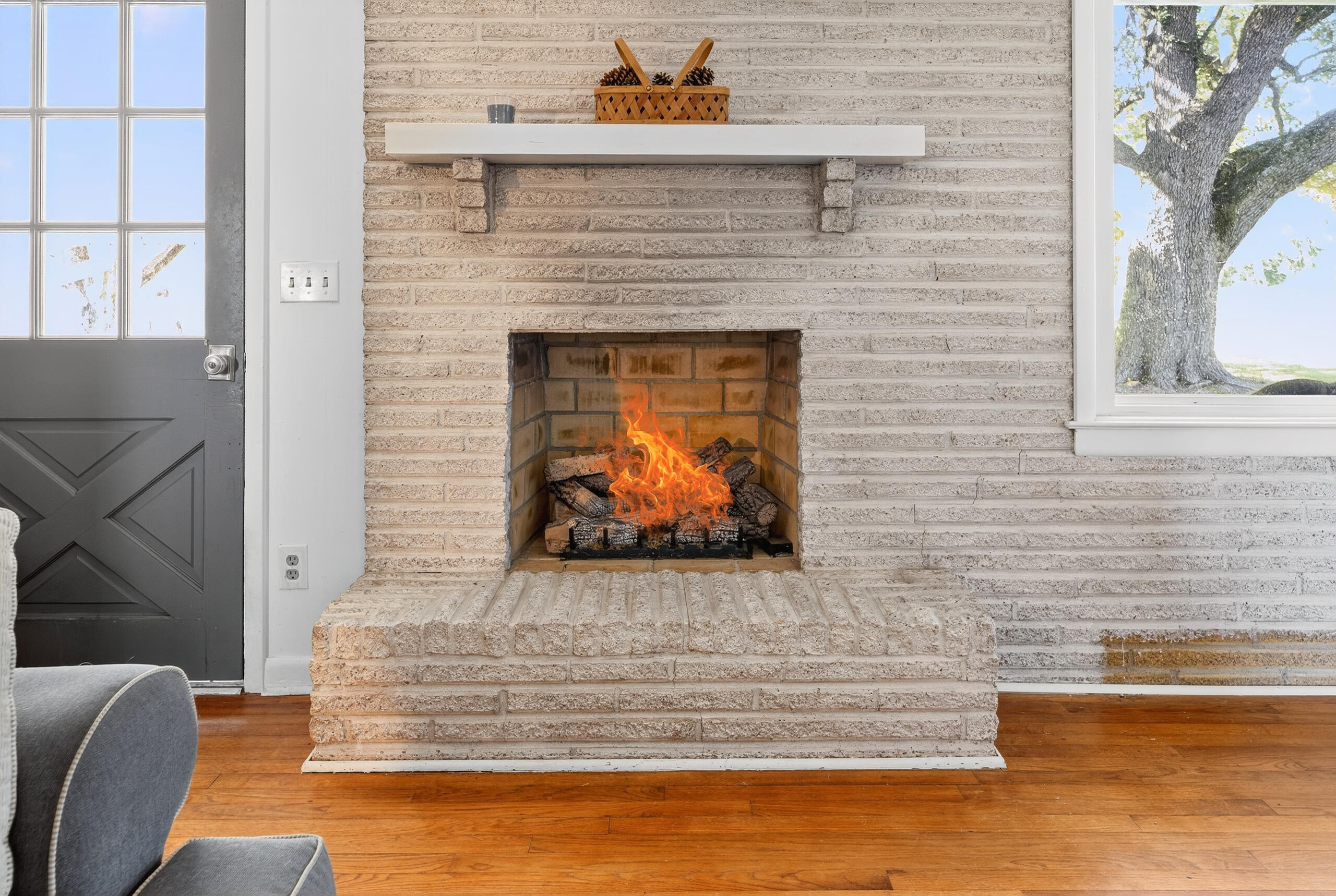 294 Nates Store Road Cameron, SC 29030 - Photo 8 of 43 Gas Fireplace in Family Room