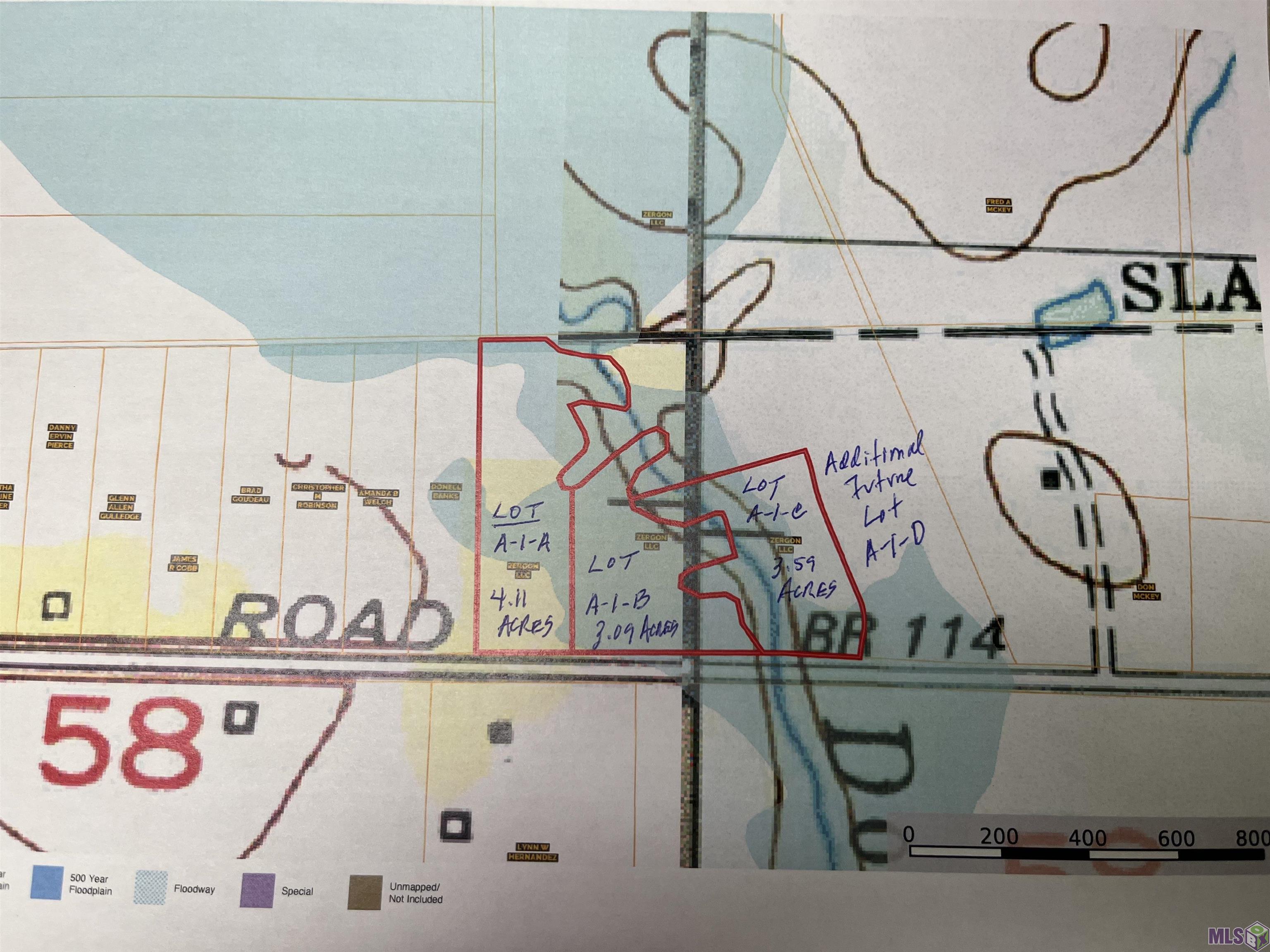 A-1 C Lemon Road Slaughter, LA 70777 - Photo 6 of 8 Lot Plat