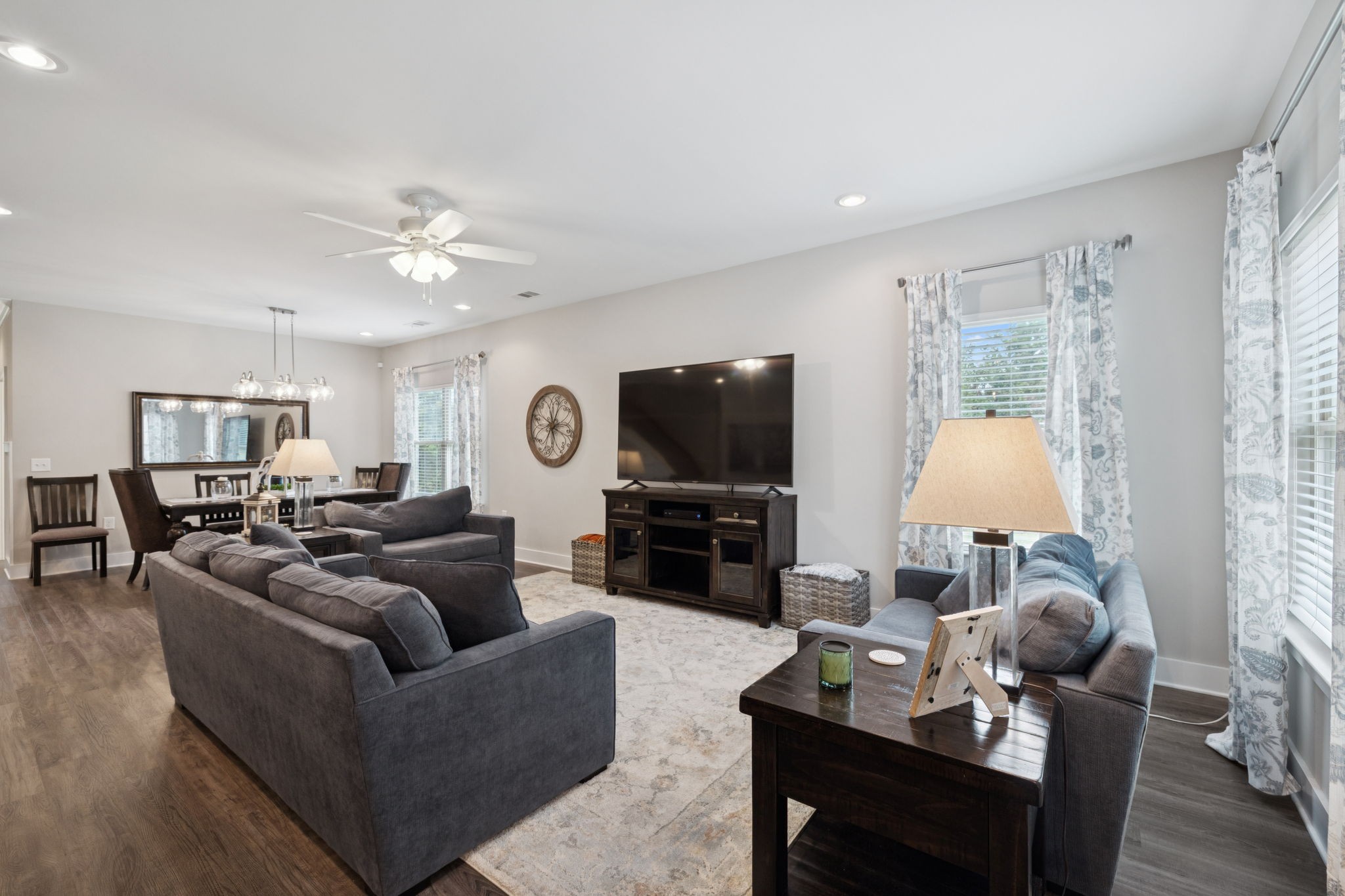 1964 Harkreader Road Mount Juliet, TN 37122 - Photo 21 of 80 a living room with furniture and a flat screen tv