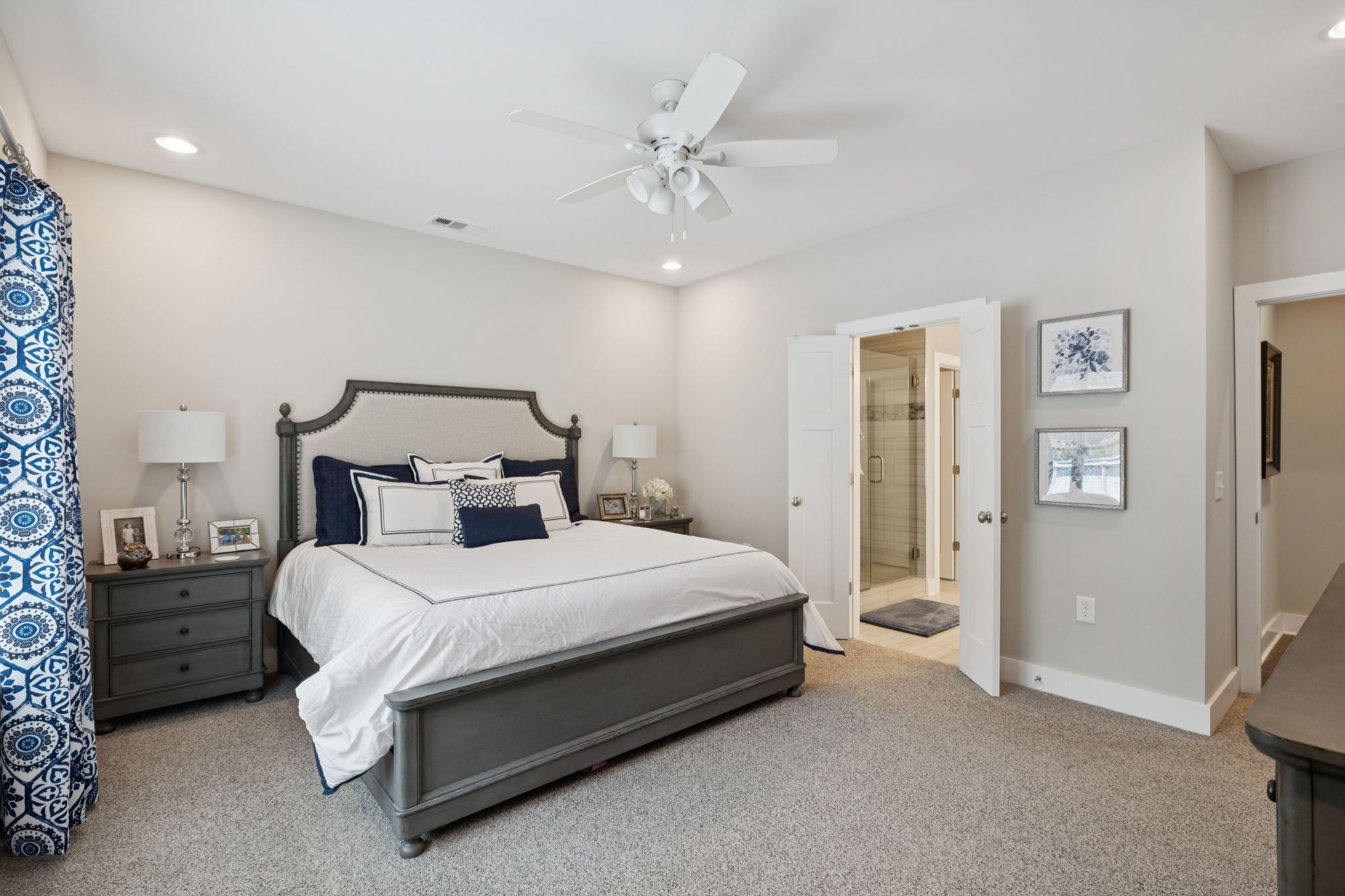 1964 Harkreader Road Mount Juliet, TN 37122 - Photo 31 of 80 a bedroom with a bed and a ceiling fan