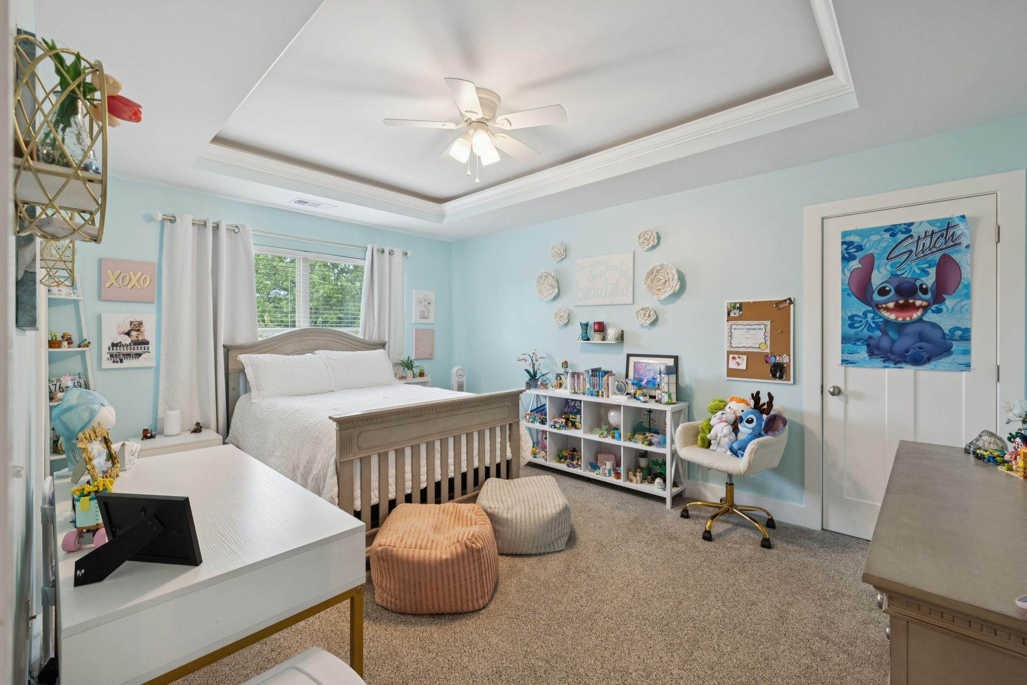 1964 Harkreader Road Mount Juliet, TN 37122 - Photo 47 of 80 a bedroom with furniture and a large window