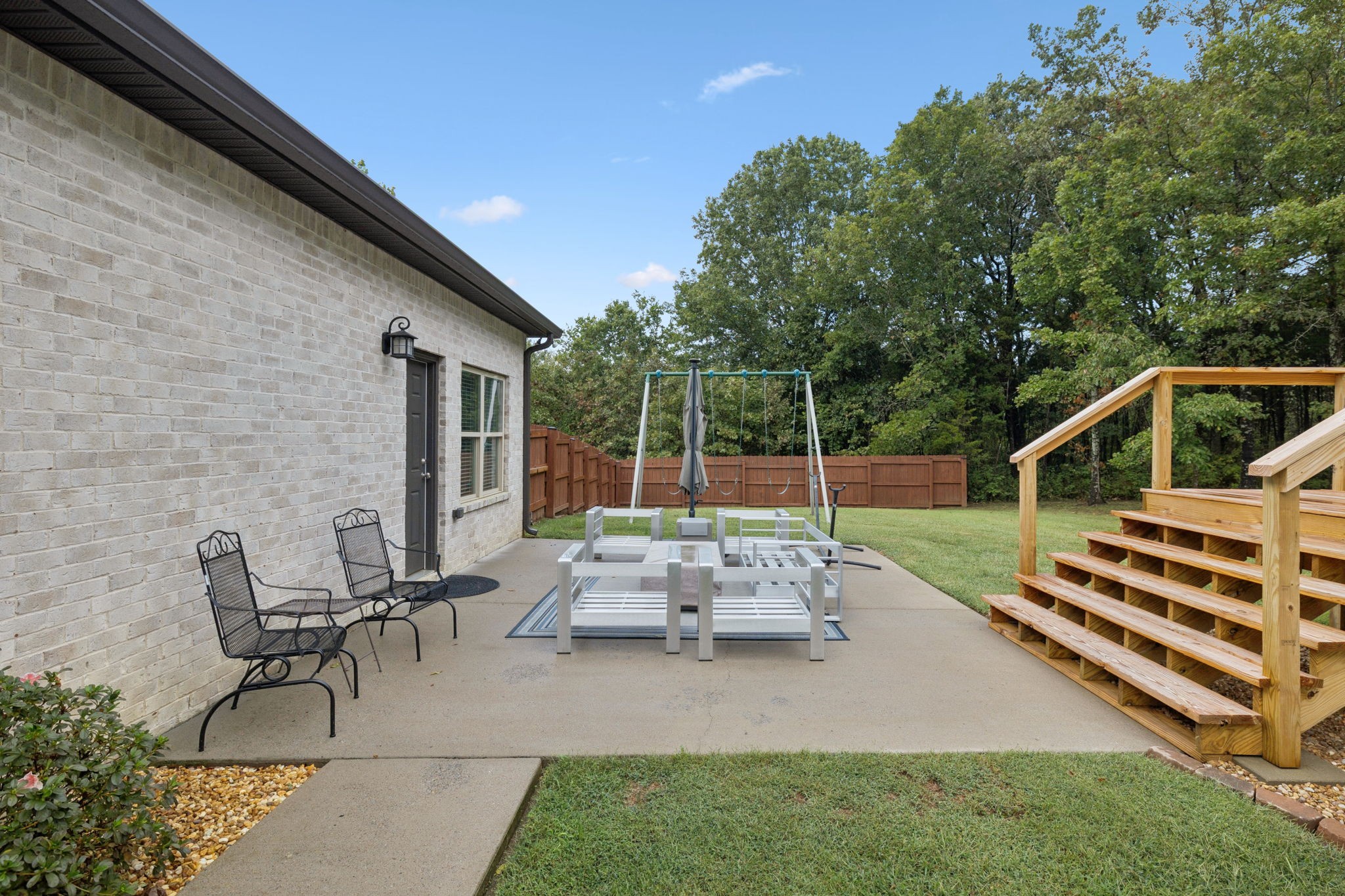 1964 Harkreader Road Mount Juliet, TN 37122 - Photo 55 of 80 a view of backyard with seating area and green space