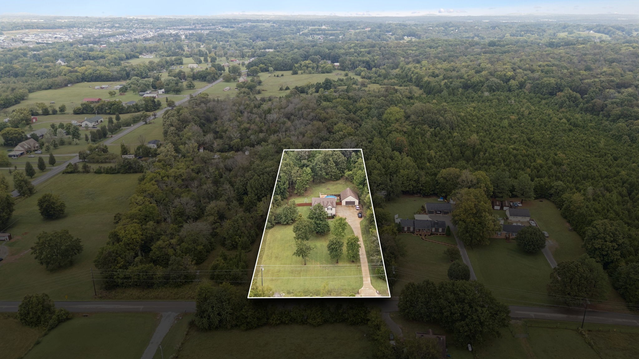 1964 Harkreader Road Mount Juliet, TN 37122 - Photo 78 of 80 an aerial view of residential house with outdoor space