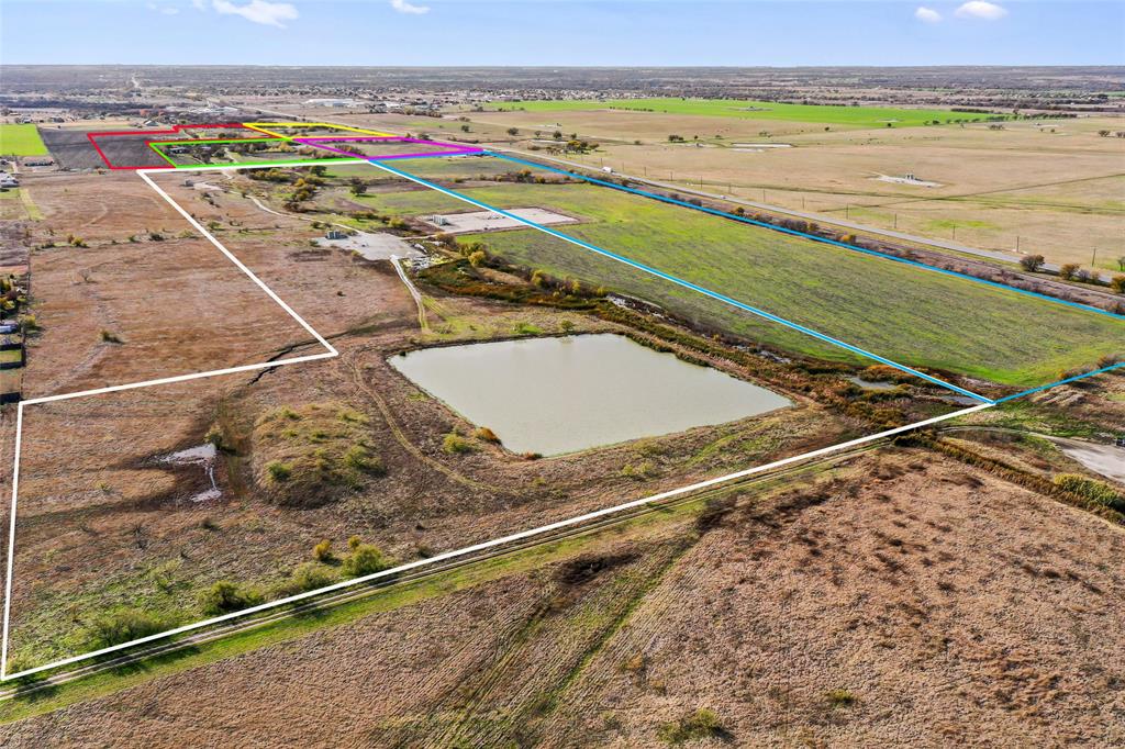 Tbd (45233 Tbd (45233 Seaborn Road Ponder, TX 76259 - Photo 16 of 18 Birds eye view of property with a water view and a rural view
