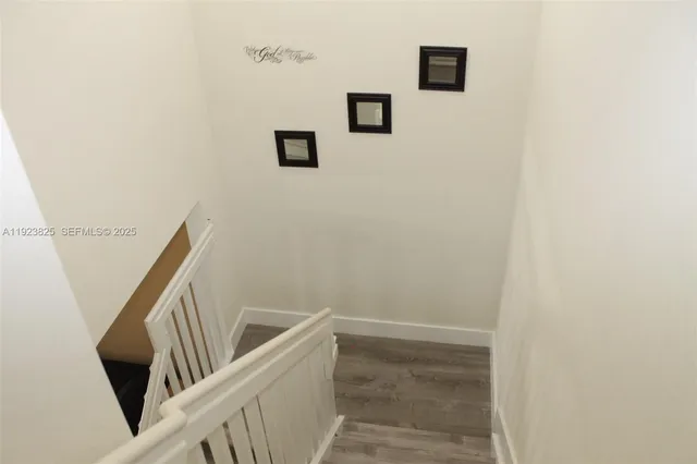 a view of front door