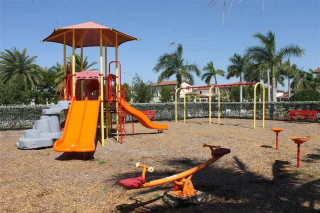 a view of outdoor space with seating