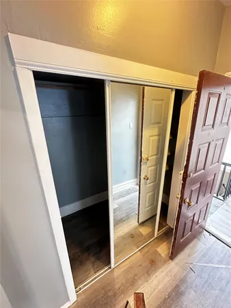 a view of front door