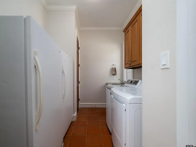 a room with storage and utility