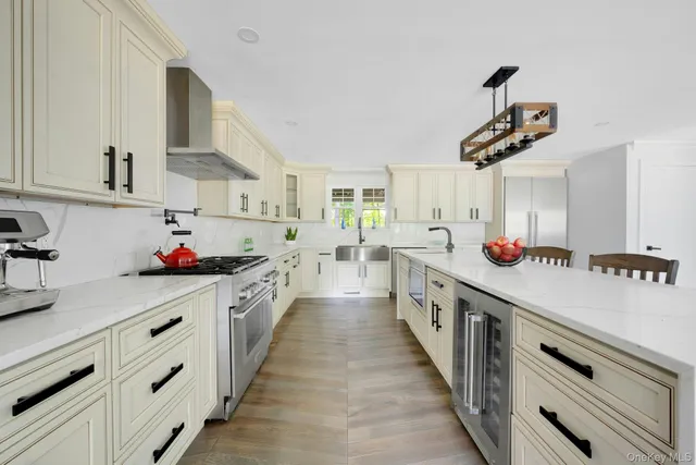 a bed room with a bed and a large window