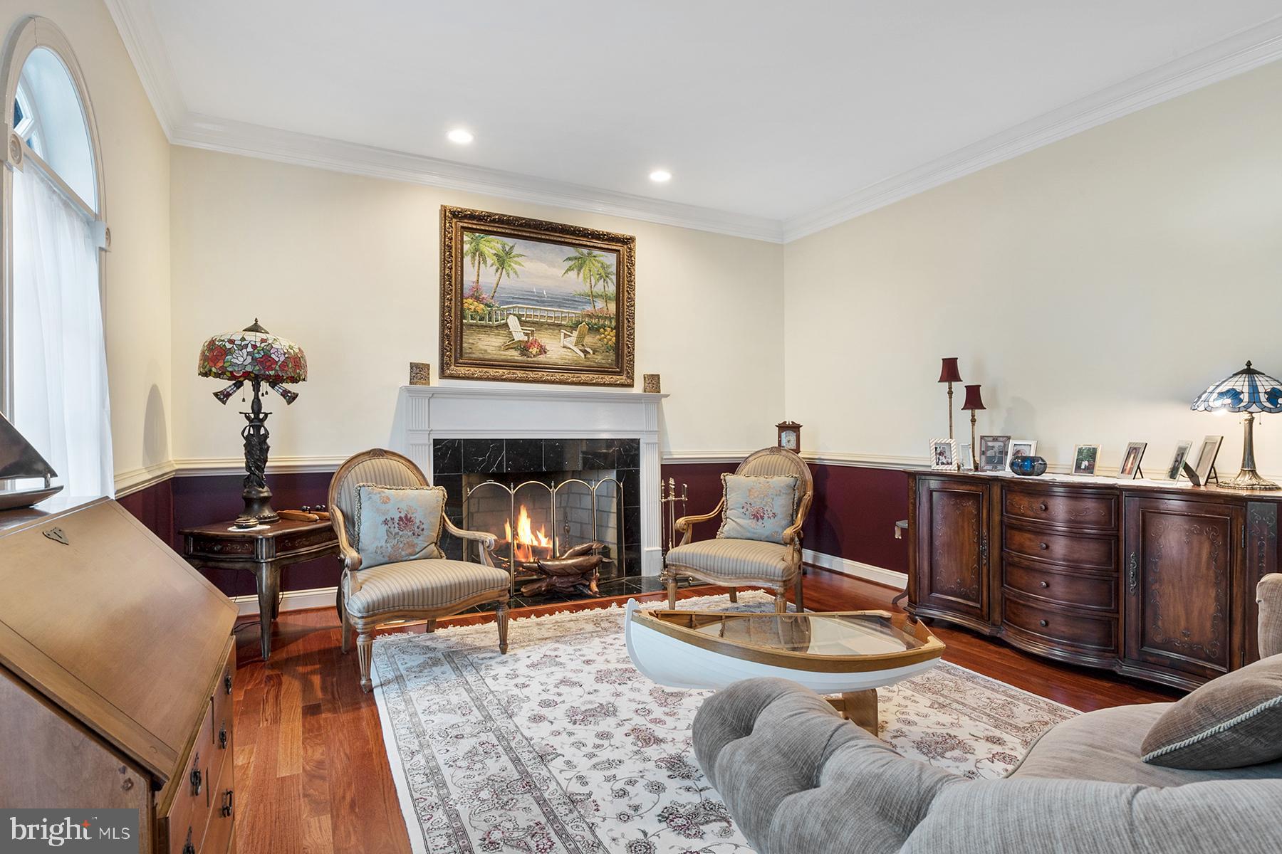 3057 Rundelac Road Annapolis, MD 21403 - Photo 11 of 61 Living room has wood-burning fireplace