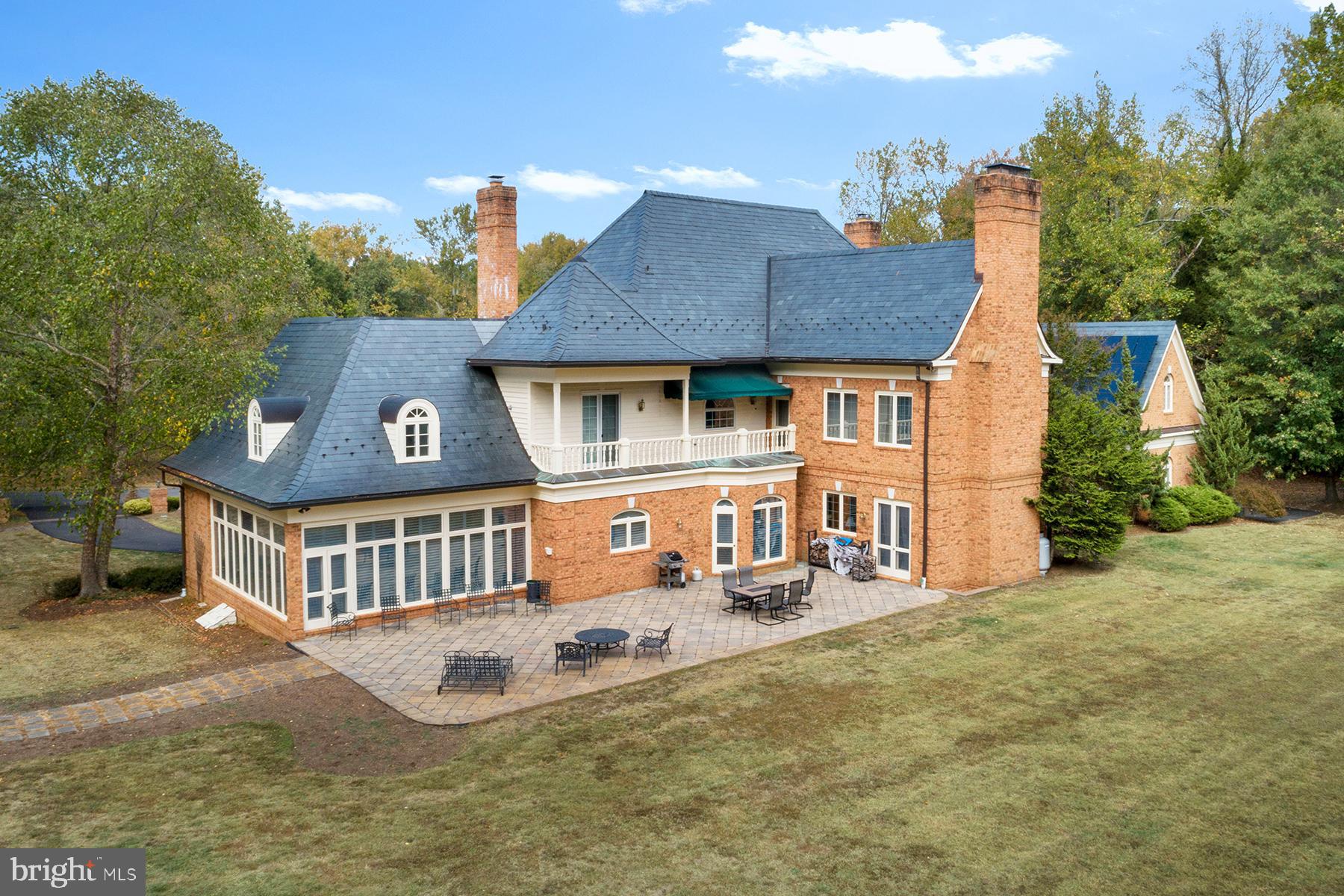 3057 Rundelac Road Annapolis, MD 21403 - Photo 48 of 61 Aerial view of the balcony & patio, next to pool