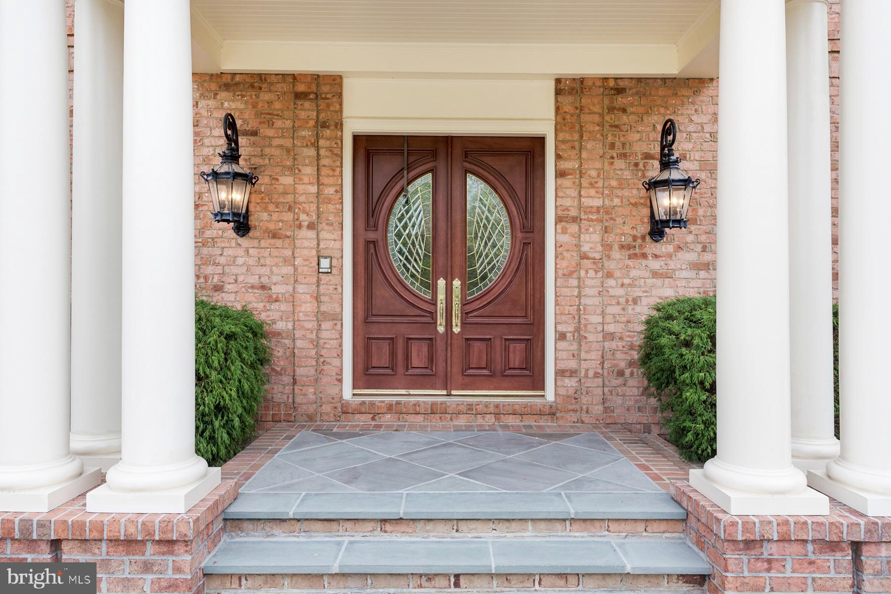 3057 Rundelac Road Annapolis, MD 21403 - Photo 56 of 61 Double mahogany-stained doors at the entrance