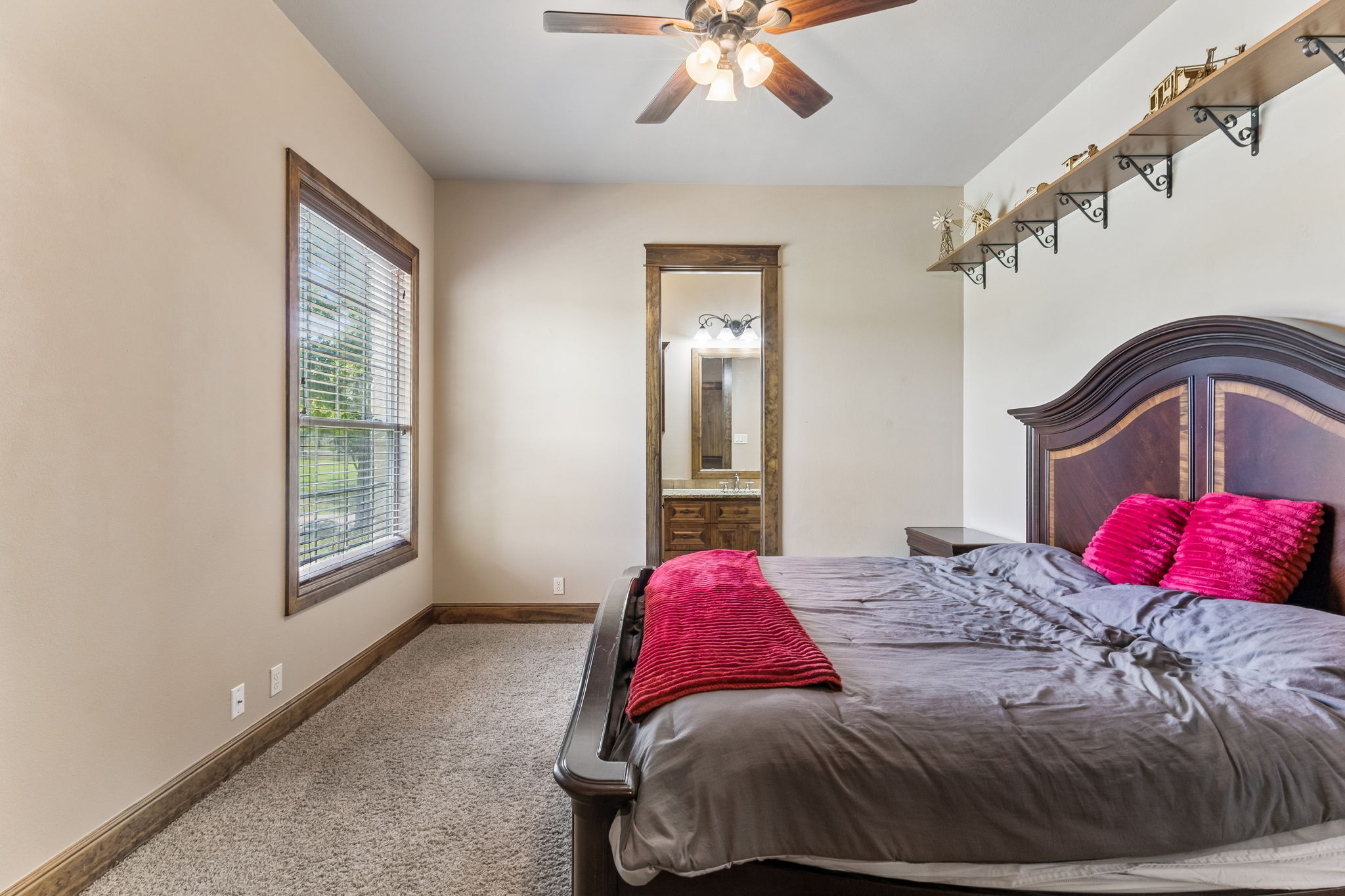 438 Patricia Road Georgetown, TX 78628 - Photo 23 of 36 Third bedroom w/ ensuite bathroom for added privacy.
