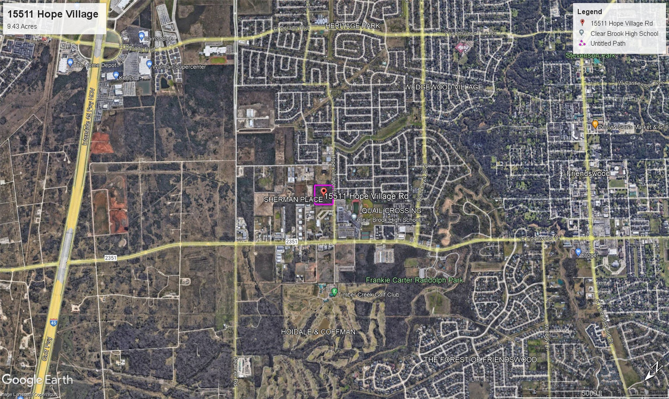 15511 Hope Village Road Friendswood, TX 77546 - Photo 6 of 8 a bathroom with a shower