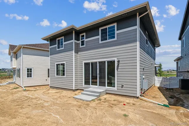 a backyard of a house