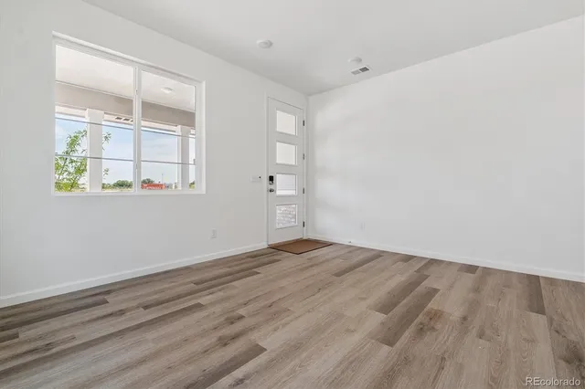 wooden floor in an empty room