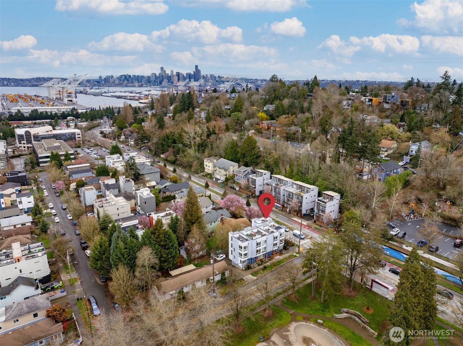 4155 Delridge Way Southwest Seattle, WA 98106 - Photo 22 of 22 an aerial view of multiple house