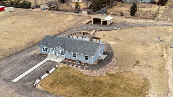 a view of a house with a patio