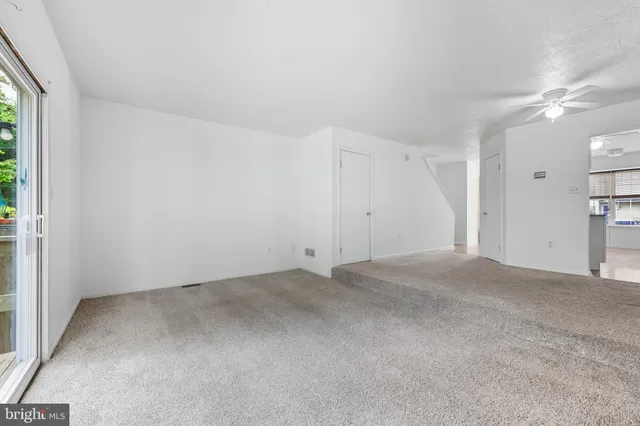 a view of an empty room