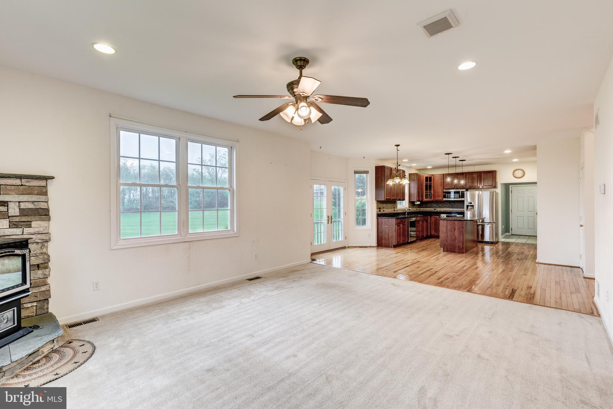 4491 Bark Hill Road Union Bridge, MD 21791 - Photo 15 of 54 Family room looking into kitchen