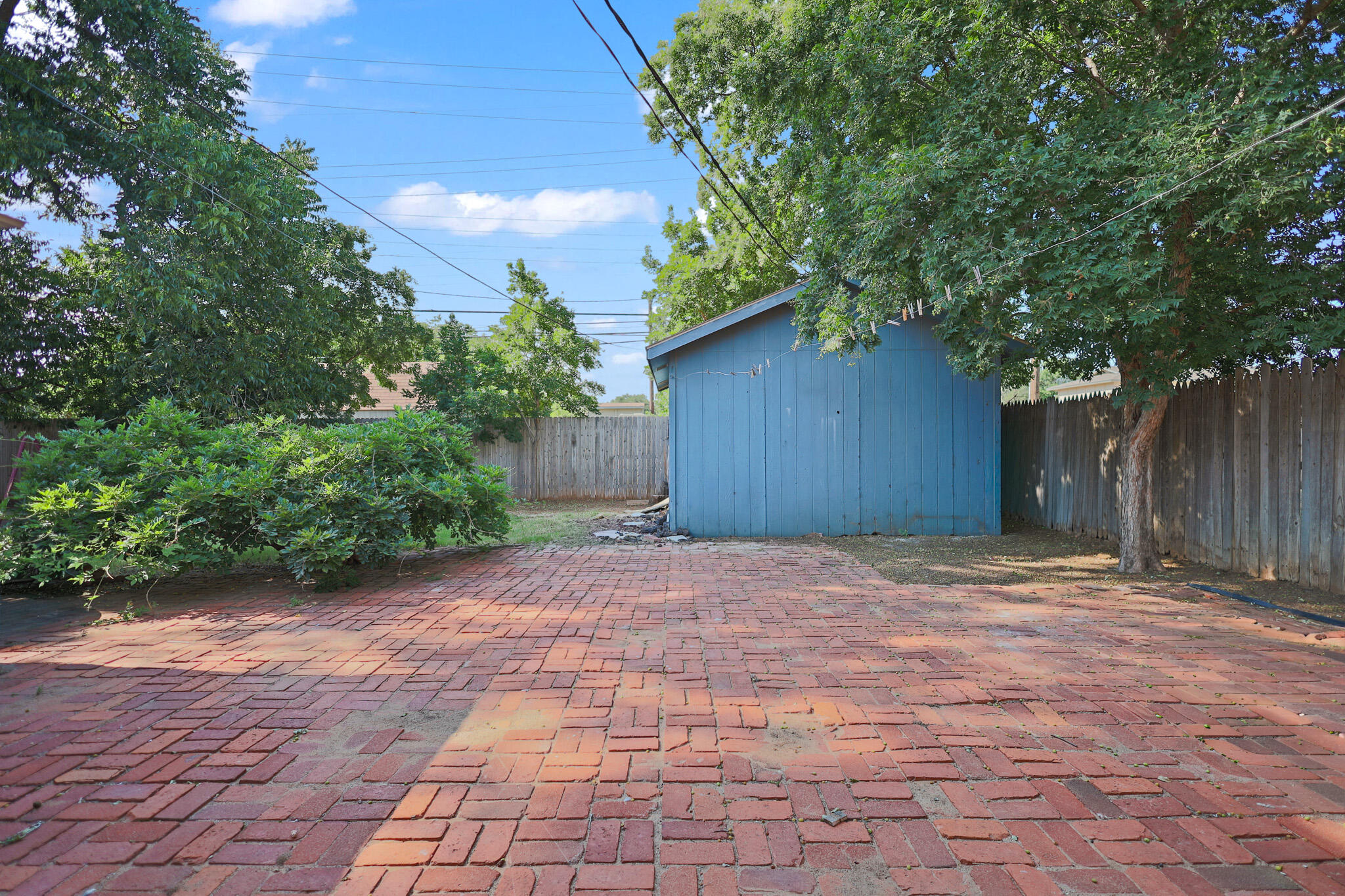 5209 17th Street Lubbock, TX 79416 - Photo 37 of 40 a view of backyard with plants and trees