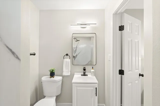 a front view of house with yard and seating area