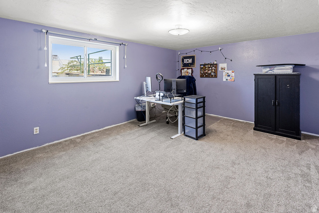 88 West 700 South Payson, UT 84651 - Photo 14 of 27 Office space featuring light colored carpet and a textured ceiling