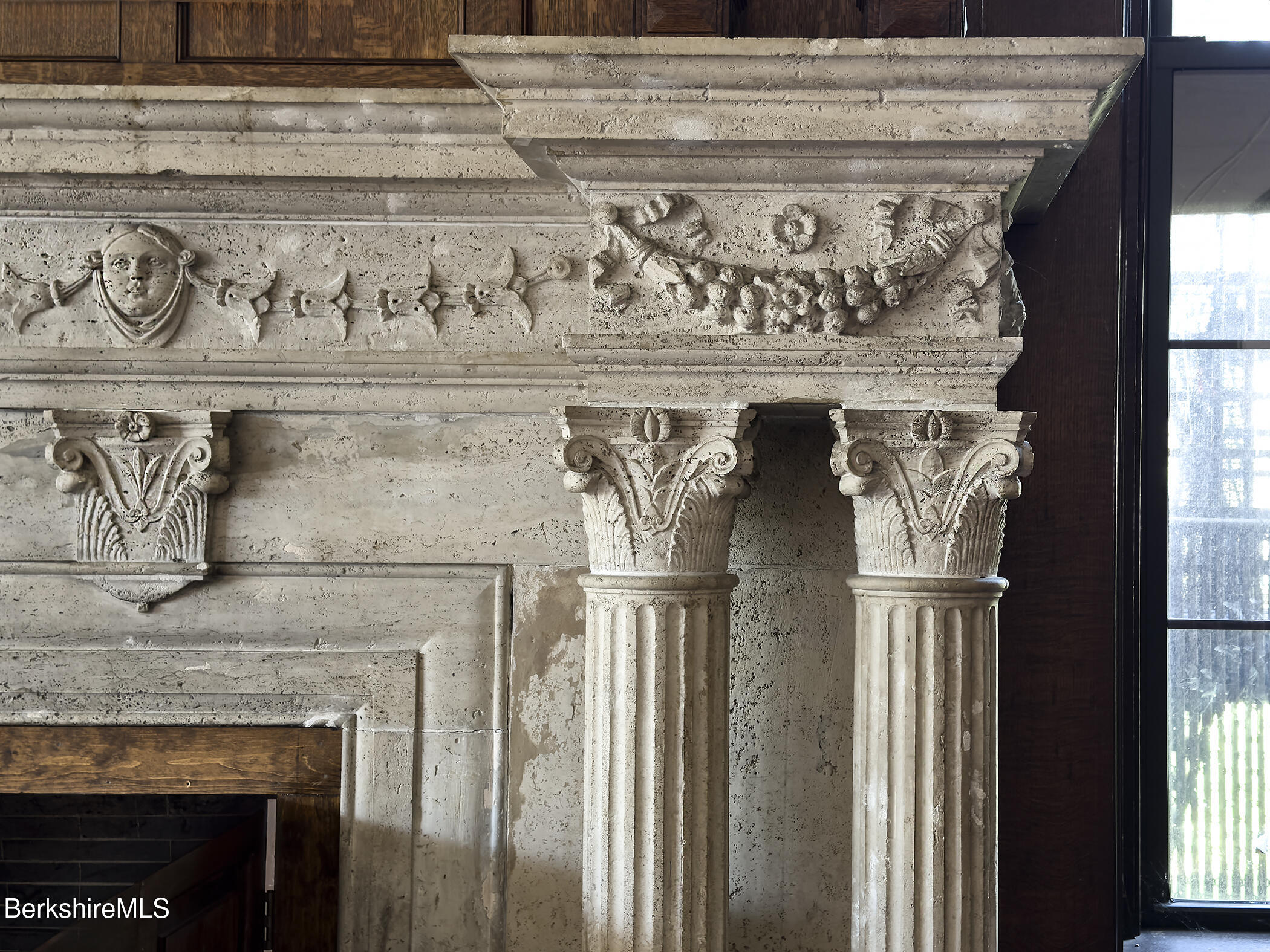 349 Old Stockbridge Road Lenox, MA 01240 - Photo 12 of 54 Overlee House-Ballroom Fireplace Detail