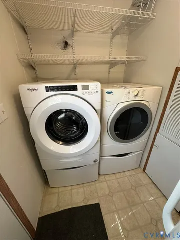 a view of a outdoor space and swimming pool