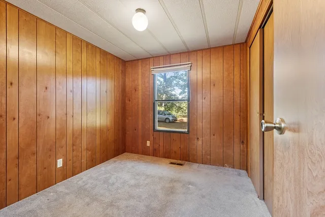 a view of staircase with a couch