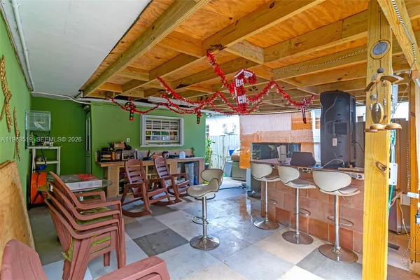 a room with storage and utility