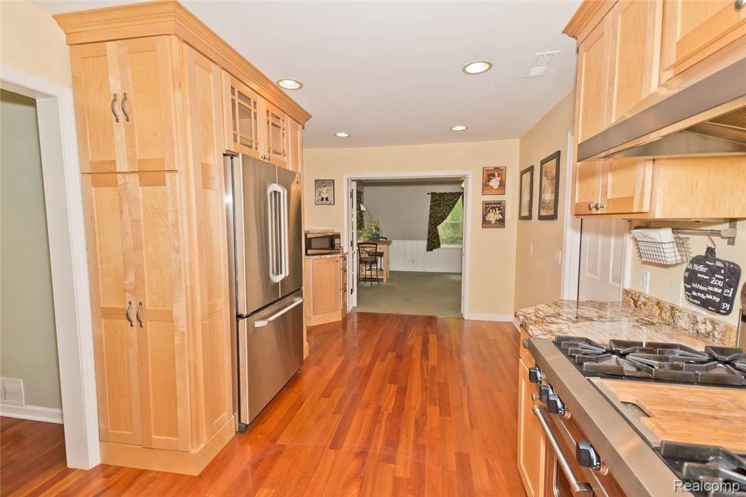 The Kitchen opens onto a comfortable Family Room.