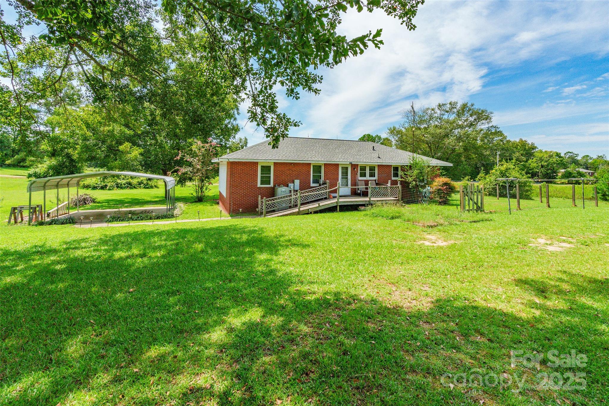 3505 Valley Drive Chester, SC 29706 - Photo 22 of 28 a view of a house with a big yard and large trees