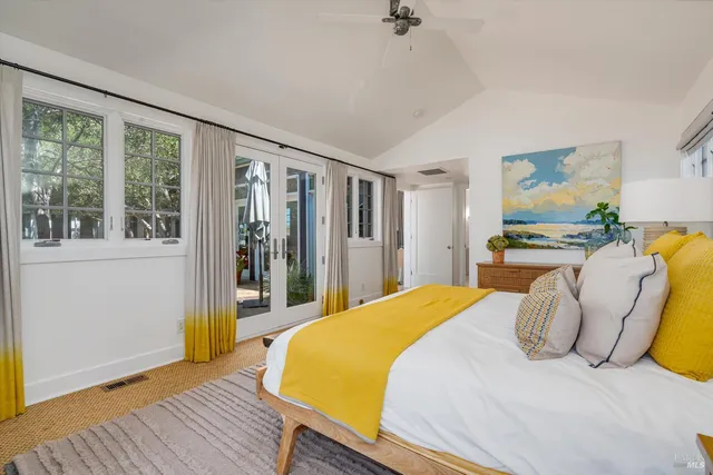 a living room with furniture fireplace and a flat screen tv