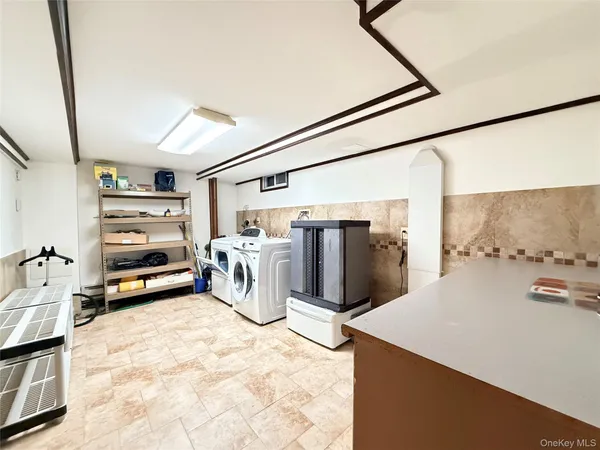 a view of storage and utility room