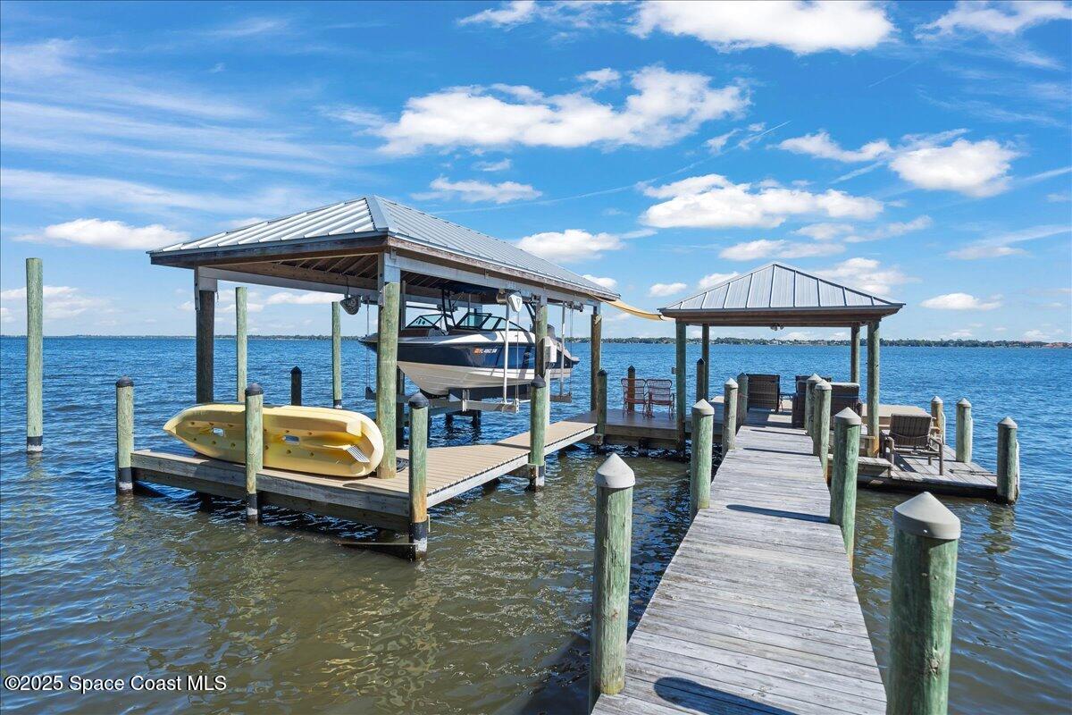 11 Mitchell Street Cocoa, FL 32922 - Photo 150 of 159 91-Dock with boat lift
