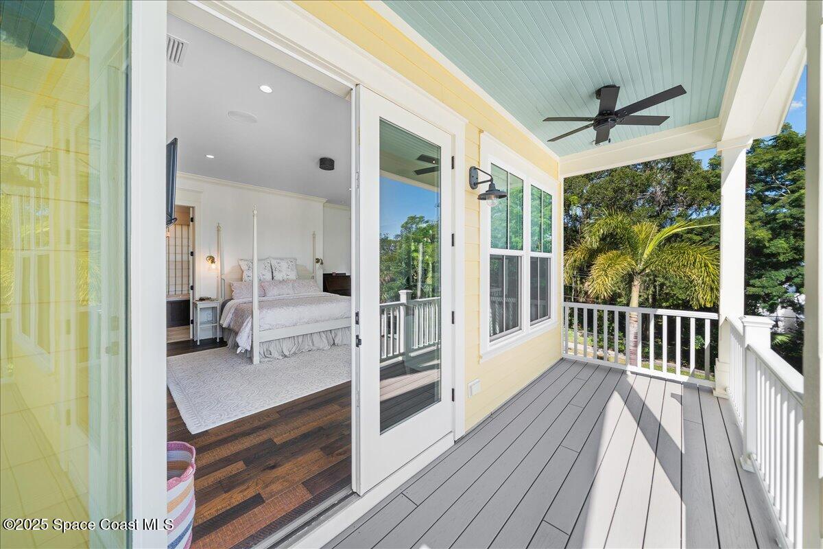 11 Mitchell Street Cocoa, FL 32922 - Photo 49 of 159 Primary Bedroom Balcony