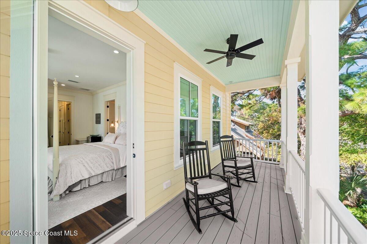 11 Mitchell Street Cocoa, FL 32922 - Photo 50 of 159 Primary Bedroom Balcony
