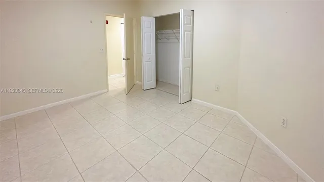 a view of an empty room