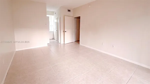 a view of an empty room