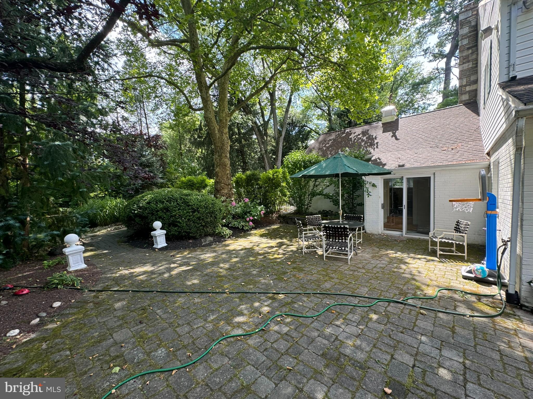 417 Wingate Road Huntingdon Valley, PA 19006 - Photo 10 of 25 Patio Showing Exit from Apartment