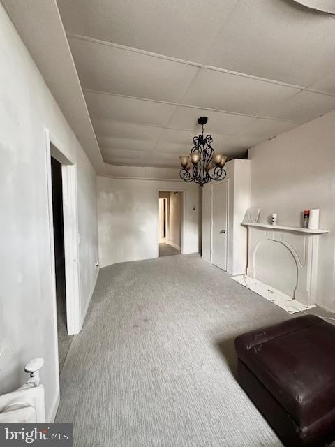 113 North Fulton Avenue Baltimore, MD 21223 - Photo 4 of 26 a view of a hallway to a bedroom